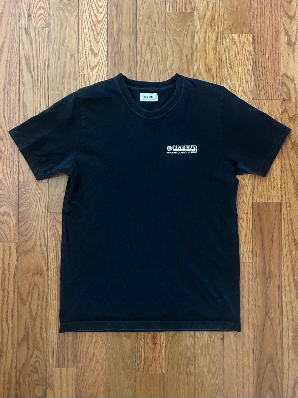 Sovereign Renewable Energy Systems Skeleton SVRN T-Shirt Size Medium